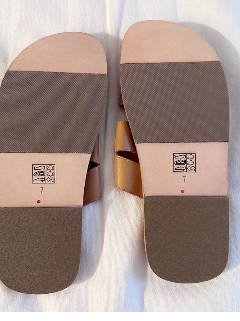 Nwob Free People Tan Sloan Buckle Sandals Sz: 7 — image 6 of 6